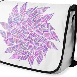 شنطة ماسنجر مدرسية مطبوعة رقمية بحزام اسود للبنات والاولاد من لو جاردين دو لين، شنطة ماسنجر للطلاب، شنط كتف مقاس 29 × 36 سم