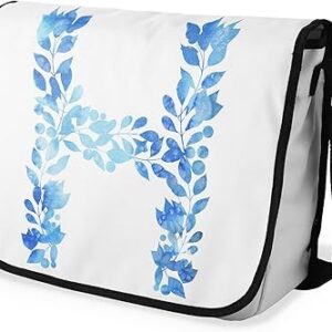 بوناميزون شنطة ماسنجر مدرسية مطبوعة رقميا مع حزام اسود للطلاب، شنطة كروس وشنطة ساعي، شنطة كتف للمدرسة، العودة الى المدرسة، المقاس: 29 × 36 سم