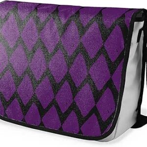 بوناميزون شنطة ماسنجر مدرسية مطبوعة رقميا مع حزام اسود للطلاب، شنطة كروس وشنطة ساعي، شنطة كتف للمدرسة، العودة الى المدرسة، المقاس: 29 × 36 سم