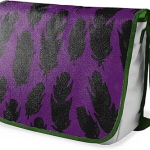 شنطة ماسنجر مدرسية مطبوعة رقميا مع احزمة كاكي للبنات والاولاد من لو جاردين دو لين، شنطة ماسنجر للطلاب، شنط كتف مقاس 29 × 36 سم