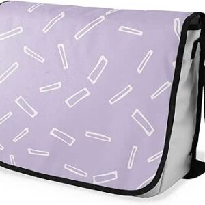 بوناميزون شنطة ماسنجر مدرسية مطبوعة رقميا مع حزام اسود للطلاب، شنطة كروس وشنطة ساعي، شنطة كتف للمدرسة، العودة الى المدرسة، المقاس: 29 × 36 سم