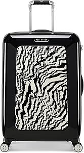 تيد بيكر شنطة سبينر بجوانب صلبة للنساء, زيبرا، بولي كربونات (PC)، أسود/أبيض