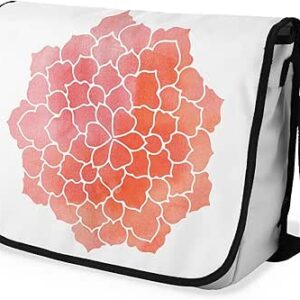 بوناميزون شنطة ماسنجر مدرسية مطبوعة رقميا مع حزام اسود للطلاب، شنطة كروس وشنطة ساعي، شنطة كتف للمدرسة، العودة الى المدرسة، المقاس: 29 × 36 سم