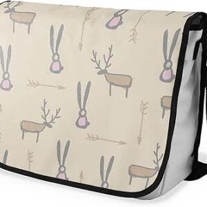 بوناميزون شنطة ماسنجر مدرسية مطبوعة رقميا مع حزام اسود للطلاب، شنطة كروس وشنطة ساعي، شنطة كتف للمدرسة، العودة الى المدرسة، المقاس: 29 × 36 سم