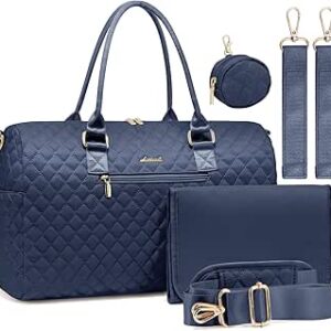 لوف مجموعة حقائب كبيرة توت للحفاضات من 5 قطع، أزرق