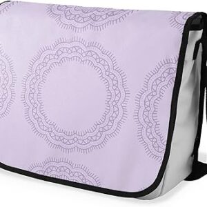 شنطة ماسنجر مدرسية مطبوعة رقمية بحزام اسود للبنات والاولاد من لو جاردين دو لين، شنطة ماسنجر للطلاب، شنط كتف مقاس 29 × 36 سم