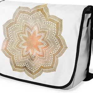 شنطة ماسنجر مدرسية مطبوعة رقمية بحزام اسود للبنات والاولاد من لو جاردين دو لين، شنطة ماسنجر للطلاب، شنط كتف مقاس 29 × 36 سم