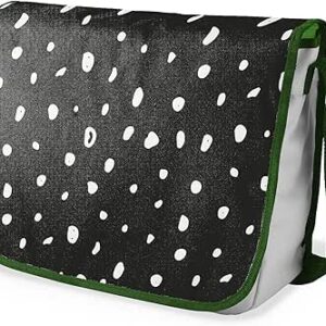 بوناميزون شنطة ماسنجر مدرسية مطبوعة رقميا مع حزام كاكي للطلاب، شنطة كروس وشنطة ساعي، شنطة كتف للمدرسة، العودة الى المدرسة، المقاس: 29 × 36 سم