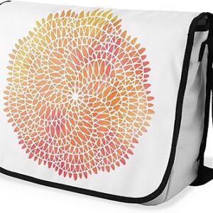 شنطة ماسنجر مدرسية مطبوعة رقمية بحزام اسود للبنات والاولاد من لو جاردين دو لين، شنطة ماسنجر للطلاب، شنط كتف مقاس 29 × 36 سم