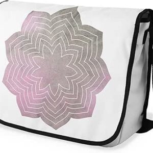 شنطة ماسنجر مدرسية مطبوعة رقمية بحزام اسود للبنات والاولاد من لو جاردين دو لين، شنطة ماسنجر للطلاب، شنط كتف مقاس 29 × 36 سم