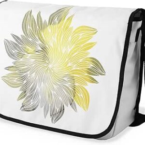 شنطة ماسنجر مدرسية مطبوعة رقمية بحزام اسود للبنات والاولاد من لو جاردين دو لين، شنطة ماسنجر للطلاب، شنط كتف مقاس 29 × 36 سم