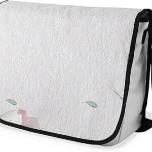 شنطة ماسنجر مدرسية مطبوعة رقمية بحزام اسود للبنات والاولاد من لو جاردين دو لين، شنطة ماسنجر للطلاب، شنط كتف مقاس 29 × 36 سم