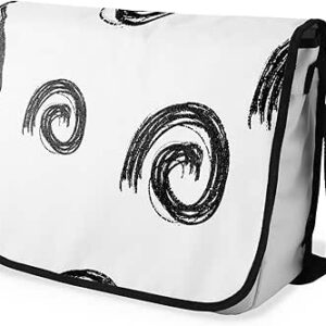 شنطة ماسنجر مدرسية مطبوعة رقمية بحزام اسود للبنات والاولاد من لو جاردين دو لين، شنطة ماسنجر للطلاب، شنط كتف مقاس 29 × 36 سم