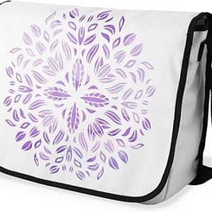 بوناميزون شنطة ماسنجر مدرسية مطبوعة رقميا مع حزام اسود للطلاب، شنطة كروس وشنطة ساعي، شنطة كتف للمدرسة، العودة الى المدرسة، المقاس: 29 × 36 سم