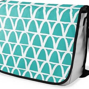 بوناميزون شنطة ماسنجر مدرسية مطبوعة رقميا مع حزام اسود للطلاب، شنطة كروس وشنطة ساعي، شنطة كتف للمدرسة، العودة الى المدرسة، المقاس: 29 × 36 سم