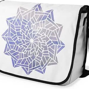 بوناميزون شنطة ماسنجر مدرسية مطبوعة رقميا مع حزام اسود للطلاب، شنطة كروس وشنطة ساعي، شنطة كتف للمدرسة، العودة الى المدرسة، المقاس: 29 × 36 سم