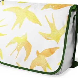 شنطة ماسنجر مدرسية مطبوعة رقميا مع احزمة كاكي للبنات والاولاد من لو جاردين دو لين، شنطة ماسنجر للطلاب، شنط كتف مقاس 29 × 36 سم