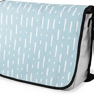 بوناميزون شنطة ماسنجر مدرسية مطبوعة رقميا مع حزام اسود للطلاب، شنطة كروس وشنطة ساعي، شنطة كتف للمدرسة، العودة الى المدرسة، المقاس: 29 × 36 سم