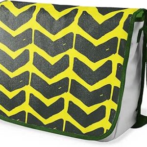 بوناميزون شنطة ماسنجر مدرسية مطبوعة رقميا مع حزام كاكي للطلاب، شنطة كروس وشنطة ساعي، شنطة كتف للمدرسة، العودة الى المدرسة، المقاس: 29 × 36 سم