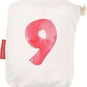 بوناميزون شنطة منتجات قطنية مطبوعة مع رباط، شنطة بقالة قابلة لاعادة الاستخدام، اكياس صديقة للبيئة وقابلة للتحلل البيولوجي، شنطة سفر، شنط تسوق، صديقة للبيئة، قابلة للطي، المقاس: 12×15 سم