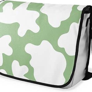 بوناميزون شنطة ماسنجر مدرسية مطبوعة رقميا مع حزام اسود للطلاب، شنطة كروس وشنطة ساعي، شنطة كتف للمدرسة، العودة الى المدرسة، المقاس: 29 × 36 سم