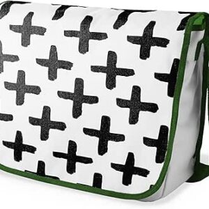 شنطة ماسنجر مدرسية مطبوعة رقميا مع احزمة كاكي للبنات والاولاد من لو جاردين دو لين، شنطة ماسنجر للطلاب، شنط كتف مقاس 29 × 36 سم