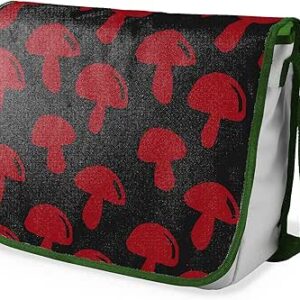 بوناميزون شنطة ماسنجر مدرسية مطبوعة رقميا مع حزام كاكي للطلاب، شنطة كروس وشنطة ساعي، شنطة كتف للمدرسة، العودة الى المدرسة، المقاس: 29 × 36 سم