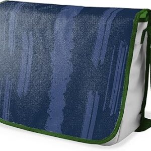 شنطة ماسنجر مدرسية مطبوعة رقميا مع احزمة كاكي للبنات والاولاد من لو جاردين دو لين، شنطة ماسنجر للطلاب، شنط كتف مقاس 29 × 36 سم