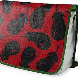 بوناميزون شنطة ماسنجر مدرسية مطبوعة رقميا مع حزام كاكي للطلاب، شنطة كروس وشنطة ساعي، شنطة كتف للمدرسة، العودة الى المدرسة، المقاس: 29 × 36 سم