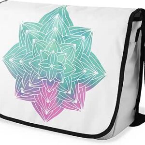 شنطة ماسنجر مدرسية مطبوعة رقمية بحزام اسود للبنات والاولاد من لو جاردين دو لين، شنطة ماسنجر للطلاب، شنط كتف مقاس 29 × 36 سم