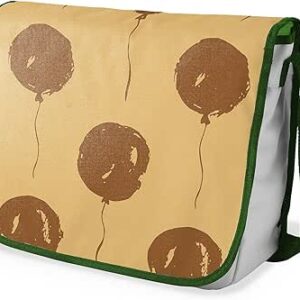 بوناميزون شنطة ماسنجر مدرسية مطبوعة رقميا مع حزام كاكي للطلاب، شنطة كروس وشنطة ساعي، شنطة كتف للمدرسة، العودة الى المدرسة، المقاس: 29 × 36 سم