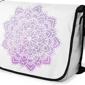 بوناميزون شنطة ماسنجر مدرسية مطبوعة رقميا مع حزام اسود للطلاب، شنطة كروس وشنطة ساعي، شنطة كتف للمدرسة، العودة الى المدرسة، المقاس: 29 × 36 سم