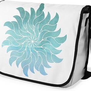 شنطة ماسنجر مدرسية مطبوعة رقمية بحزام اسود للبنات والاولاد من لو جاردين دو لين، شنطة ماسنجر للطلاب، شنط كتف مقاس 29 × 36 سم