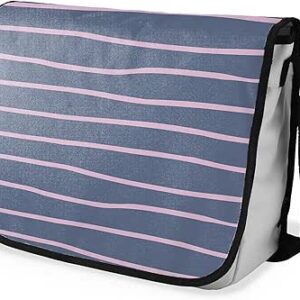 شنطة ماسنجر مدرسية مطبوعة رقمية بحزام اسود للبنات والاولاد من لو جاردين دو لين، شنطة ماسنجر للطلاب، شنط كتف مقاس 29 × 36 سم