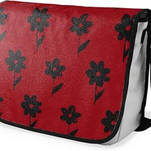 شنطة ماسنجر مدرسية مطبوعة رقمية بحزام اسود للبنات والاولاد من لو جاردين دو لين، شنطة ماسنجر للطلاب، شنط كتف مقاس 29 × 36 سم