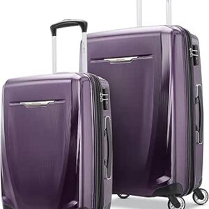 سامسونايت حقيبة سفر قابلة للتوسيع بجوانب صلبة مع عجلات دوارة من وينفيلد 3 دي ال اكس