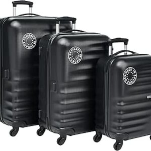 أمريكان توريستر حقائب سفر بريستون سبينر ، مجموعة من 3 ، مقاس 55 67 77 ، أسود، بولي بروبيلين (PP)