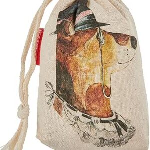 بوناميزون شنطة منتجات قطنية مطبوعة مع رباط، شنطة بقالة قابلة لاعادة الاستخدام، اكياس صديقة للبيئة وقابلة للتحلل البيولوجي، شنطة سفر، شنط تسوق، صديقة للبيئة، قابلة للطي، المقاس: 12×15 سم