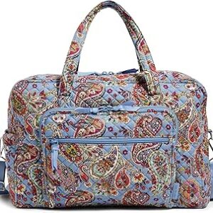 حقيبة سفر ويكيندر للنساء من فيرا برادلي مصنوعة من القطن لعطلة نهاية الأسبوع