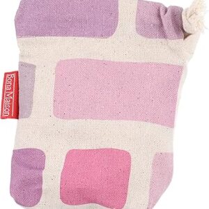 بوناميزون شنطة منتجات قطنية مطبوعة مع رباط، شنطة بقالة قابلة لاعادة الاستخدام، اكياس صديقة للبيئة وقابلة للتحلل البيولوجي، شنطة سفر، شنط تسوق، صديقة للبيئة، قابلة للطي، المقاس: 12×15 سم، قماش