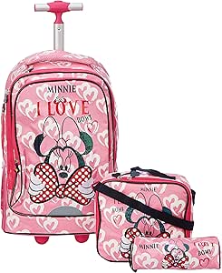 ديزني ميني 3N1 - مجموعة ترولي، زهري