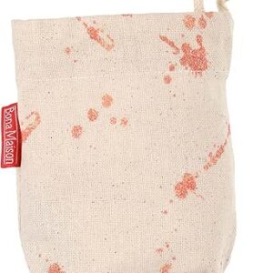 بوناميزون شنطة منتجات قطنية مطبوعة مع رباط، شنطة بقالة قابلة لاعادة الاستخدام، اكياس صديقة للبيئة وقابلة للتحلل البيولوجي، شنطة سفر، شنط تسوق، صديقة للبيئة، قابلة للطي، المقاس: 12×15 سم، قماش