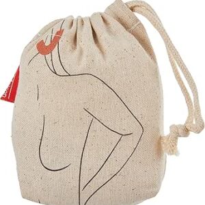 بوناميزون شنطة منتجات قطنية مطبوعة مع رباط، شنطة بقالة قابلة لاعادة الاستخدام، اكياس صديقة للبيئة وقابلة للتحلل البيولوجي، شنطة سفر، شنط تسوق، صديقة للبيئة، قابلة للطي، المقاس: 12×15 سم