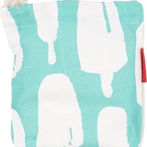 بوناميزون شنطة منتجات قطنية مطبوعة مع رباط، شنطة بقالة قابلة لاعادة الاستخدام، اكياس صديقة للبيئة وقابلة للتحلل البيولوجي، شنطة سفر، شنط تسوق، صديقة للبيئة، قابلة للطي، المقاس: 12×15 سم، قماش