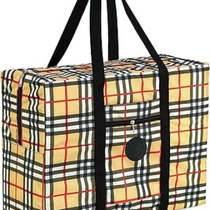 ستورايت حقيبة يد نسائية خفيفة الوزن قابلة للطي من ريكسين للسفر حقيبة تخزين (51 × 21 × 39 سم)