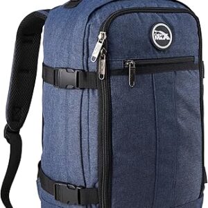 كابن ماكس شنطة سفر رايان اير سعة 20 لتر من ميتز مقاس 40 × 20 × 25 انش (للسفر تحت المقعد 40 × 20 × 25 سم ازرق اتلانتيك)، ازرق اتلانتيك، 40 × 20 × 25 سم، بوليستر