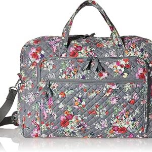 حقيبة سفر جراند ويكيندر للنساء من فيرا برادلي مصنوعة من القطن لعطلة نهاية الأسبوع